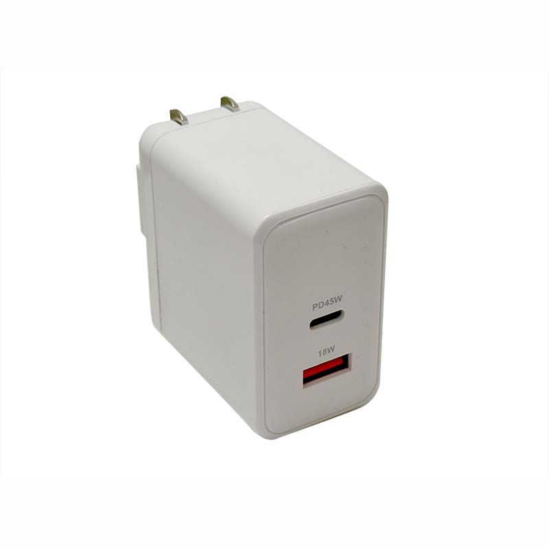 45W USB C+USB 3.0 Wall Charger Fast Charger USB C Charger Adapter