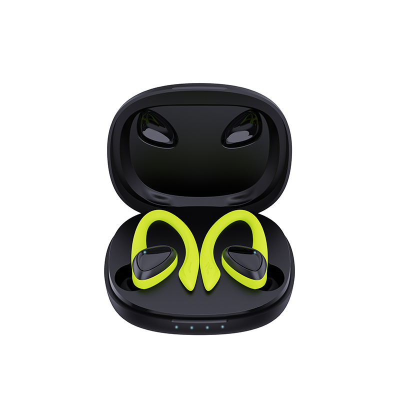 TWS Ear Hook Bluetooth Earbuds Waterproof Stereo Wireless Headphones Noise Cancelling Stereo Sport Earphones With Mic
