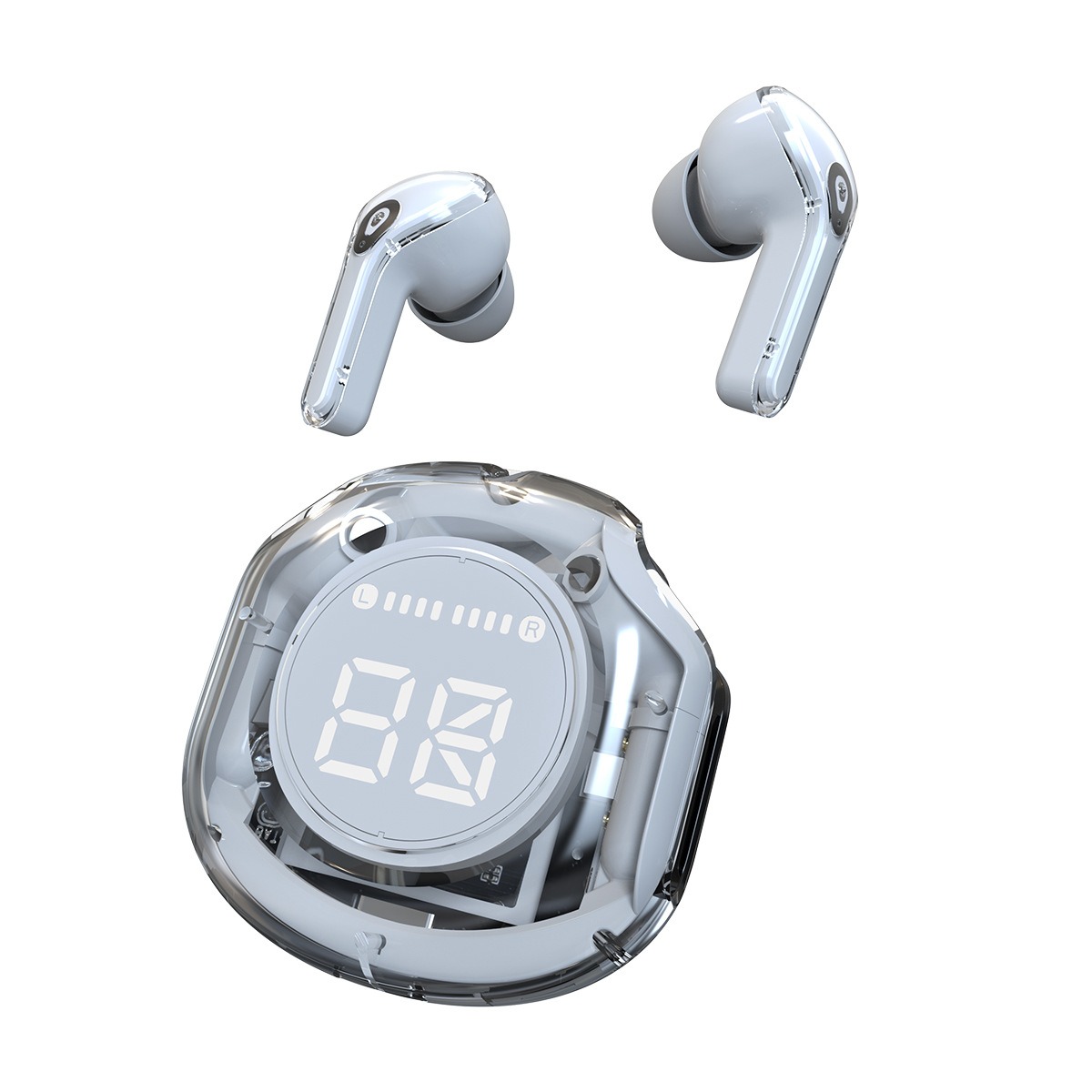 Wireless earphones Colorful Sport Bluetooth Earbuds Headset Call Noise Reduction Digital Display TWS Headphone