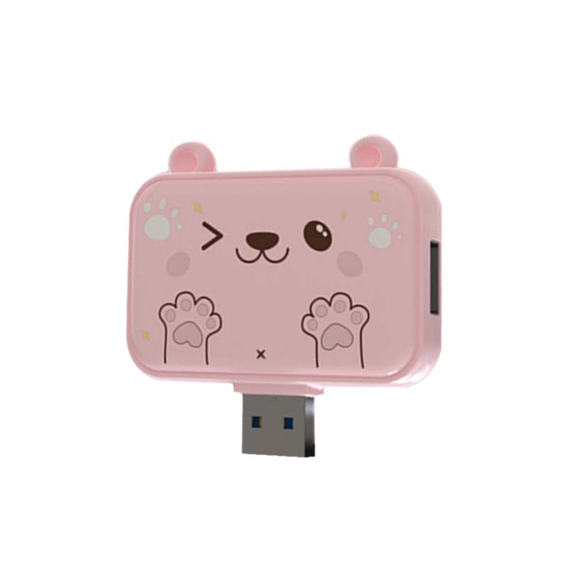 3 In 1 Docking Station With Private Mode Cat Design