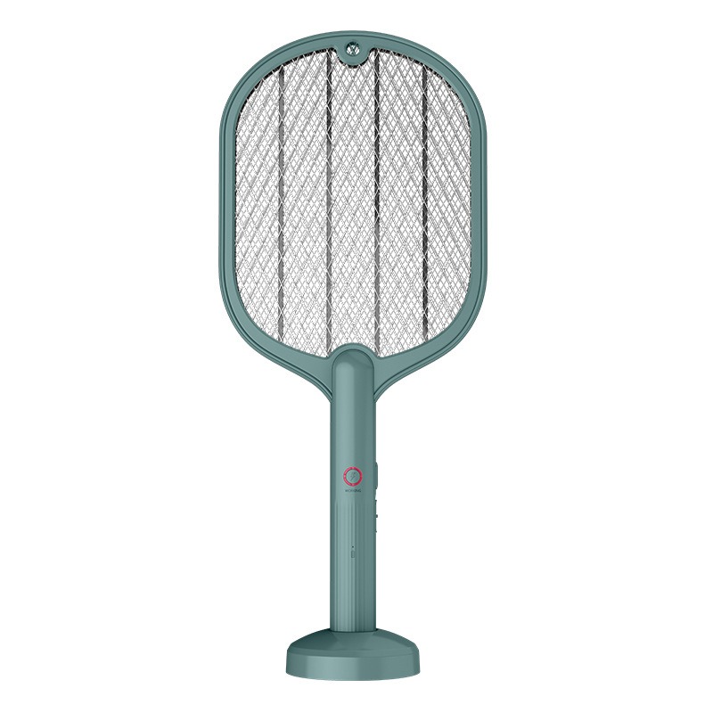 Powerful USB Rechargeable Mosquito Zapper Racket:  LED-Illuminated Electric Pest Control