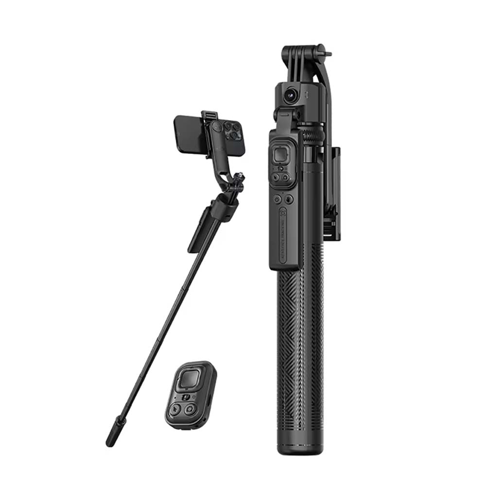 AI-Powered Face Tracking & Gesture-Controlled 360° Adjustable Camera Tripod & Selfie Stick