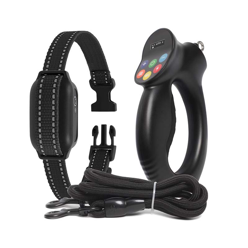 Personalized dog e-collars and leashes tactical strong dog leash training collar